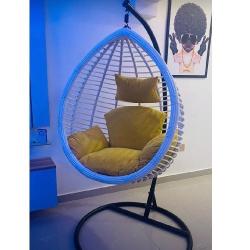 QUALITY DESIGNED  SWING OVAL SHAPE CHAIR - AVAILABLE (OPIN) - deluxe.com.ng