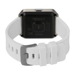 TIMEX T5M314 UNISEX ICONNECT SQUARE SILVER/WHITE SILICONE SMARTWATCH