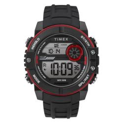 Timex  Men’s DGTL Sphere Chrono Black Silicone Watch |T5M348|