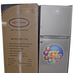 Technocool Double Door Refrigerator TCD118L -deluxe.com.ng