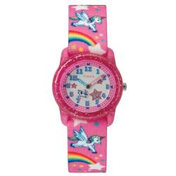 Timex Girls Time Machines Analog Elastic Fabric Strap Watch |T7C255| 