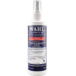 WAHL CLINI-CLIP CLIPPER BLADE CLEANSER & DISINFECTANT SPRAY 8 OZ -03701 (NN).Deluxe.com.ng