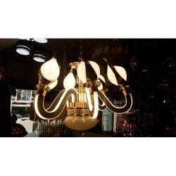 WATER DROPPING GOLD CRYSTAL CHANDELIER QUALITY DESIGNED LIGHT - FOR INDOOR USE (LIWO) - Deluxe.com.ng