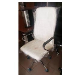 QUALITY DESIGNED WHITE EXECUTIVE OFFICE CHAIR  AVAILABLE-(ROMIN) - deluxe.com