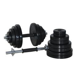 PIVOT FITNESS WK-40R DELUXE 40KG RUBBER DUMBBELL KIT - Deluxe.com.ng