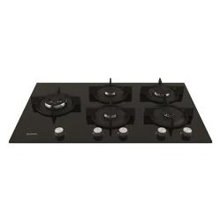 Ariston Hob Cooker |  90cm, Built-in Gas-On-Glass Hob – AGS92S/BK - deluxe.com.ng