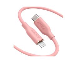 Anker |A8663051| PowerLine III Flow USB-C to Lightning Cable 6-ft - Pink