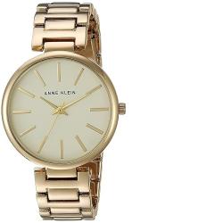 ANNE KLEIN AK/2786CHGB WOMEN'S GOLD-TONE BRACELET SMALL WATCH - deluxe.com.ng