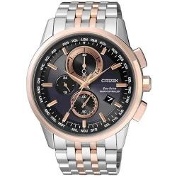 CITIZEN AT8116-65E MEN’S ECO-DRIVE RADIO CONTROLLED TWO-TONE WATCH