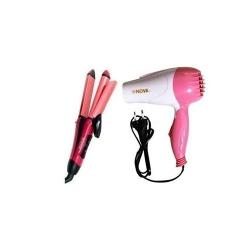 Nova Hair Straightener,Curler And Professional Hair Dryer - deluxe.com.ng