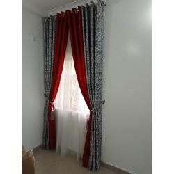 DELUXE LUXURY EXQUISITE CURTAIN 11 (Price stated is Starting Price,State Dimension needed)