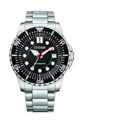 CITIZEN NJ0120-81E MEN’S AUTOMATIC SILVER BRACELET WATCH - deluxe.com.ng