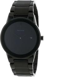 CITIZEN AU1065-58E MEN’S ECO-DRIVE AXIOM BLACK ION-PLATED MEDIUM SIZE WATCH - deluxe.com.ng