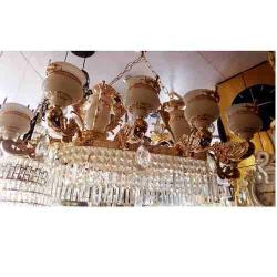 CRYSTAL BALCK & GOLD 1200 CHANDELIER QUALITY DESIGNED LIGHT - FOR INDOOR USE (BEHIC) - deluxe.com.ng