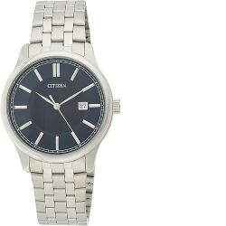 CITIZEN BI1050-56L MEN’S BLACK DIAL SILVER BRACELET QUARTZ DRESS WATCH - deluxe.com.ng