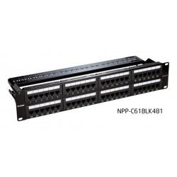 D-LINK NPP-C61BLK481 Patch Panel CAT 6 UTP Keystone TYPE- 48 Port Fully Loaded