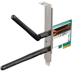 D-LINK Wireless N 300 PCI Express Desktop Adapter, 2 x detachable 2dBi antenna. (Pack of 80units, bulk pack - deluxe.com.ng