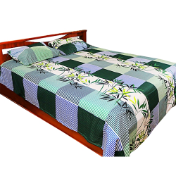 Deluxe Flora Design Bedsheets With 2pillow Case