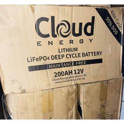  Cloud Energy 200ah 12v Lithium Battery-deluxe.com.ng
