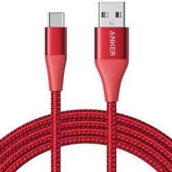 Anker Powerline+ II USB-C to USB-A Cable |A8463091| (6ft) – Red