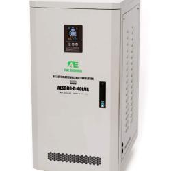 A&E Dunamis 40KVA Single Phase Servo Voltage Stabilizer 80-260V