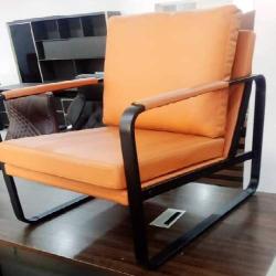 QUALITY DESIGNED ORANGE OFFICE CHAIR - AVAILABLE (ARIN)- deluxe.com.ng