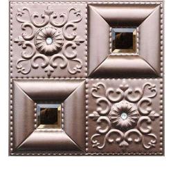 3D BROWN LEATHER WALL PANEL - XK-24 