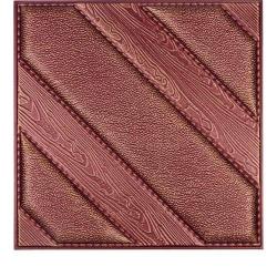 3D BROWN LEATHER WALL PANEL - XK-28 