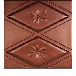 3D BROWN LEATHER WALL PANEL - XK-29 