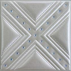 3D BEIGE LEATHER WALL PANEL - XK-71 