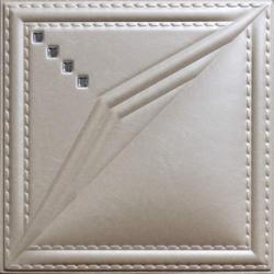 3D BEIGE LEATHER WALL PANEL - XK-79 