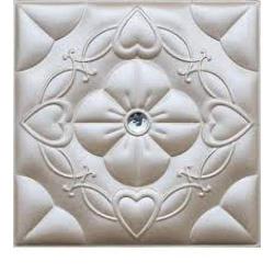3D BEIGE LEATHER WALL PANEL - XK-19 
