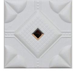 3D BEIGE LEATHER WALL PANEL - XK-20 