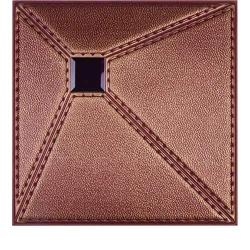 3D BEIGE LEATHER WALL PANEL - XK-35 