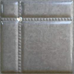 3D BEIGE LEATHER WALL PANEL - XK-63