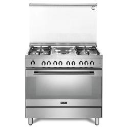 Elba Gas Cooker | 90cm 4  Gas Burners + 2 Electric Plates - FEX9642FG NG - deluxe.com.ng