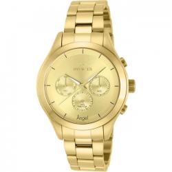 INVICTA 12466 WOMEN’S ANGEL GOLD-TONE STAINLESS STEEL LARGE SIZE WATCH