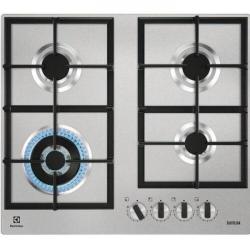 Electrolux Hob | 60 cm KGU64361Z Built-in Gas Hob In Stainless Steel With Easy Clean Coating - deluxe.com.ng