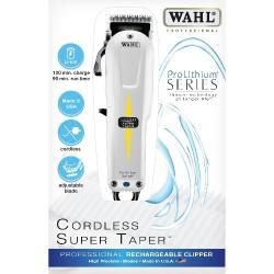Wahl Super taper (8591-036)Pro lithium cordless clipper/3pin - deluxe.com.ng