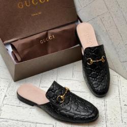 GUCCI LUXURY MEN'S HALF SHOES( AVAILABLE IN ALL SIZES) 291 - deluxe.com.ng