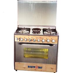 Restpoint Free Standing Gas Oven | Four Gas Copper Burner With Two Electric Plate - RC-92GE Plate - deluxe.com.ng