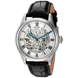 ROTARY GS02940/06 MEN'S GREENWICH AUTOMATIC SKELETON WATCH