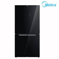 Midea HQ-627WEN Side-By-Side Refrigerator 482Lts|R600 Gas|Black Glass - deluxe.com.ng