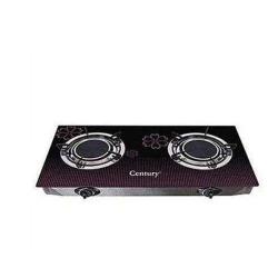 Century| CGS 201-B Glass Table Top Gas Cooker-deluxe.com.ng