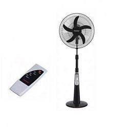 Century| 16" Rechargeable Fan With Remote Control, LED Light-deluxe.com.ng