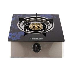 Pyramid| Cooking Gas Stove Single Glass Top-Perfect For Home $ School-deluxe.com.ng