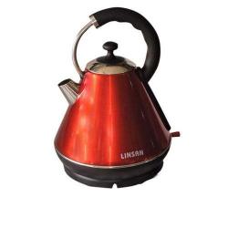 Linsan| Pyramid Fast-Boil Kettle 1.8 Litres (LIN 504)- Red- deluxe.com.ng