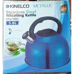 Kinelco | Metallic Stainless Steel Whistling Kettle- deluxe.com.ng