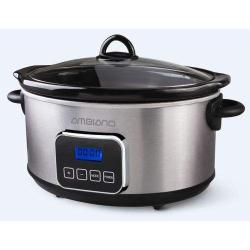 Ambiano Digital Slow Cooker 260w/5.5 Litres Capacity (N) - deluxe.com.ng