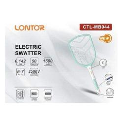 Lontor Handy Rechargeable Electric Mosquito Bat (N) - deluxe.com.ng